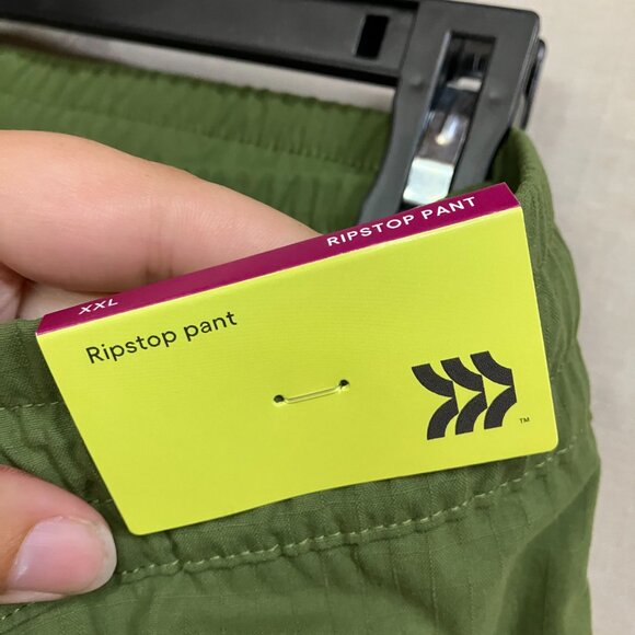 NWT All in Motion Green Men’s Small Green Ripstop Drawstring Waistband Pants - Picture 4 of 10